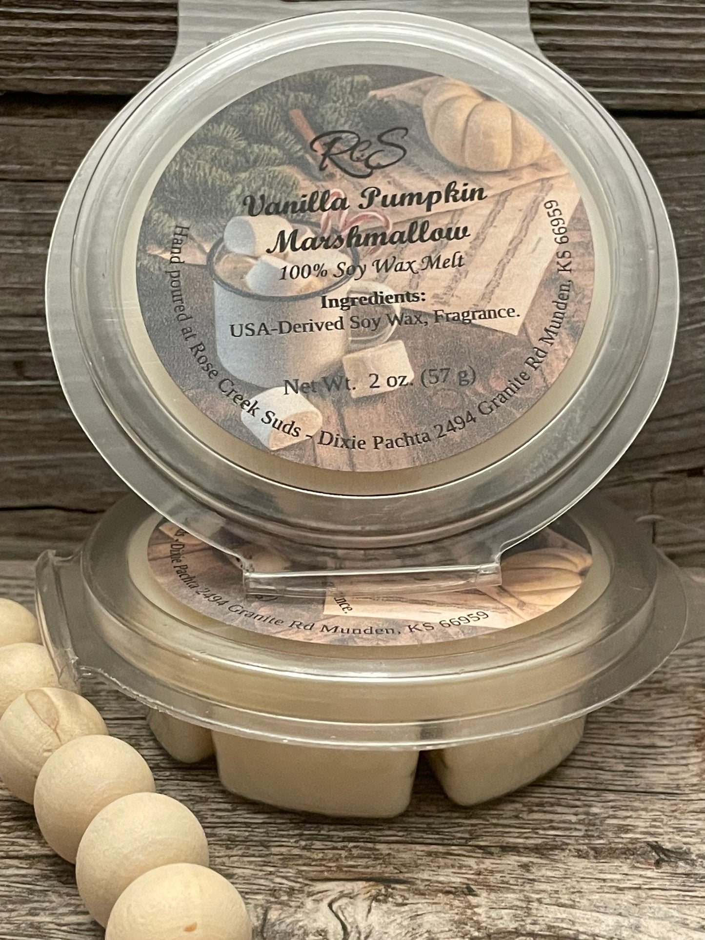 Soy Wax Melt - Vanilla Pumpkin Marshmallow