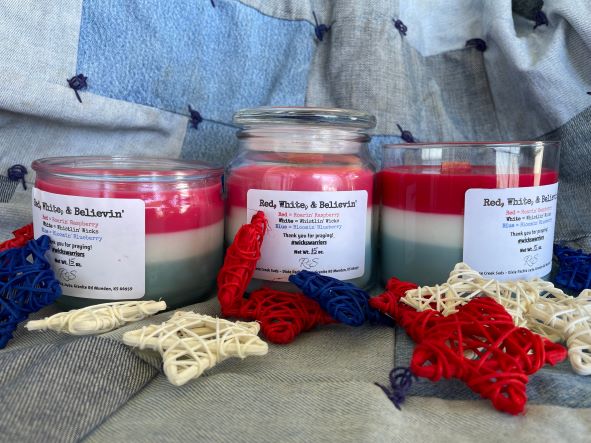 Red, White, & Believin' Candles