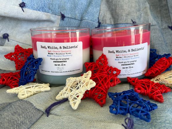 Red, White, & Believin' Candles