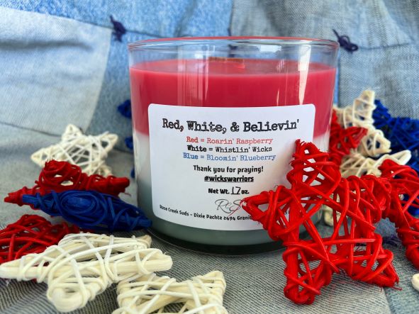 Red, White, & Believin' Candles