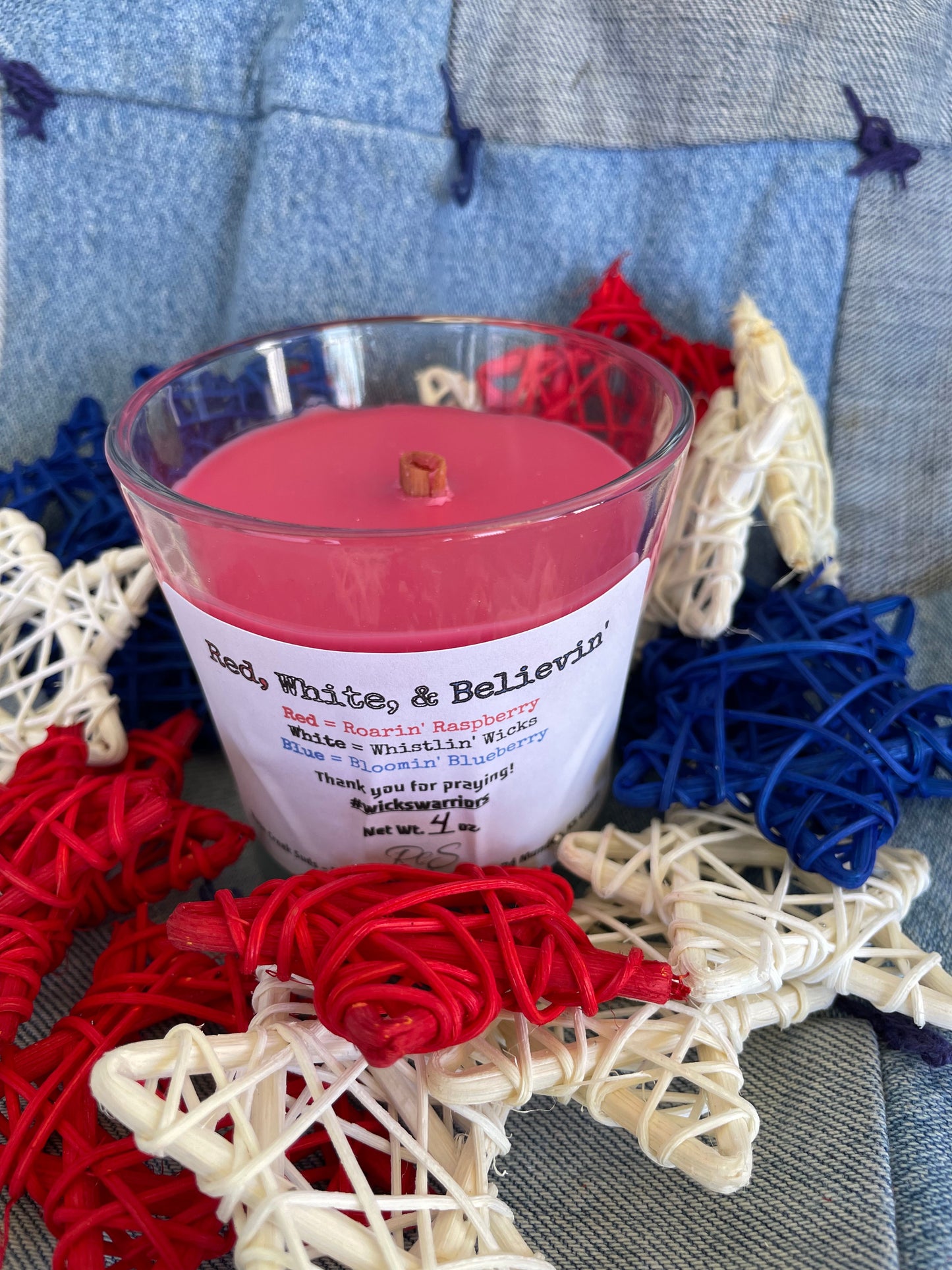 Red, White, & Believin' Candles