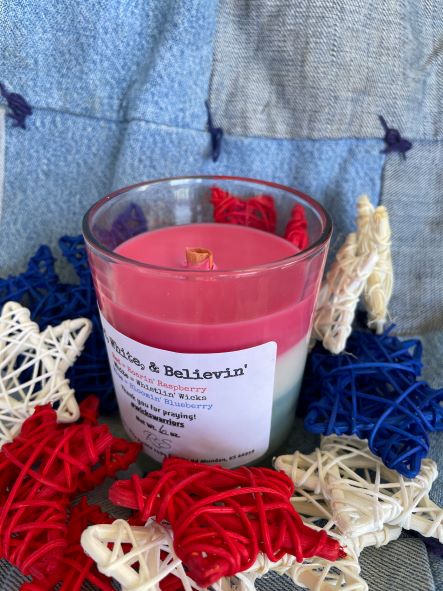 Red, White, & Believin' Candles