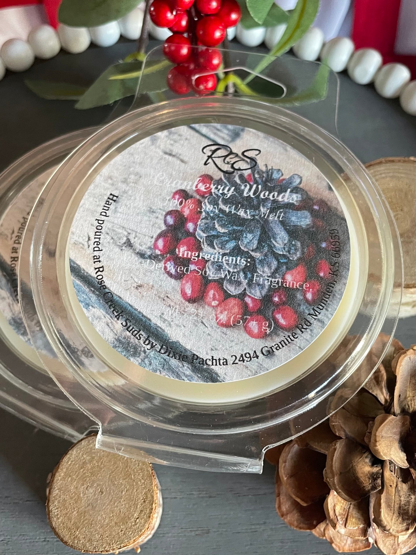 Soy Wax Melt - Cranberry Woods