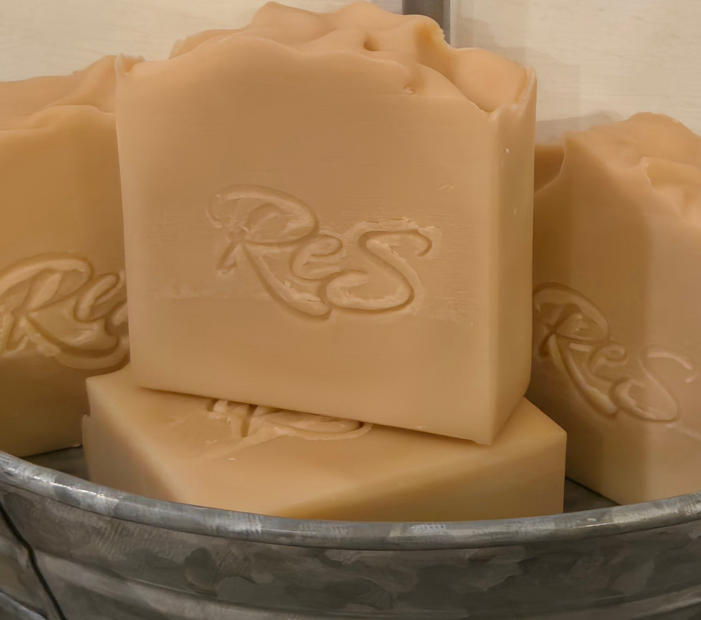 Milk & Cinnamon Honey scented handmade soap