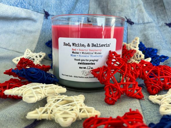 Red, White, & Believin' Candles