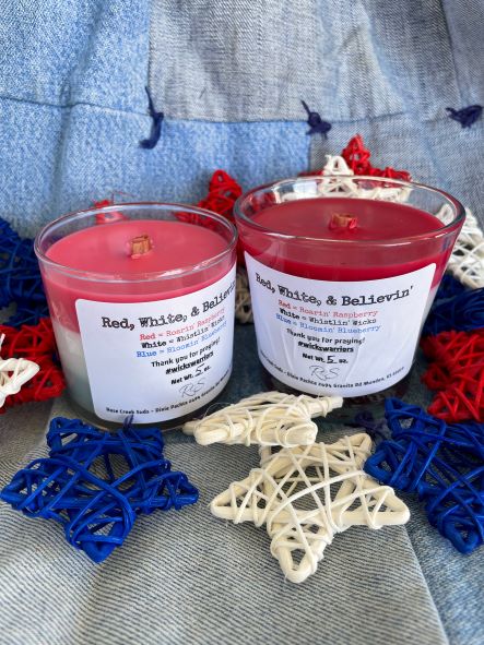 Red, White, & Believin' Candles